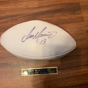 Dan Marino singed football